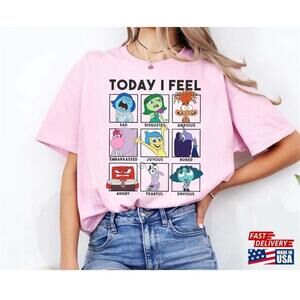 Disney Pixar Inside Out 2 Today I Feel Shirt Anxiety Ennui Embarrassment